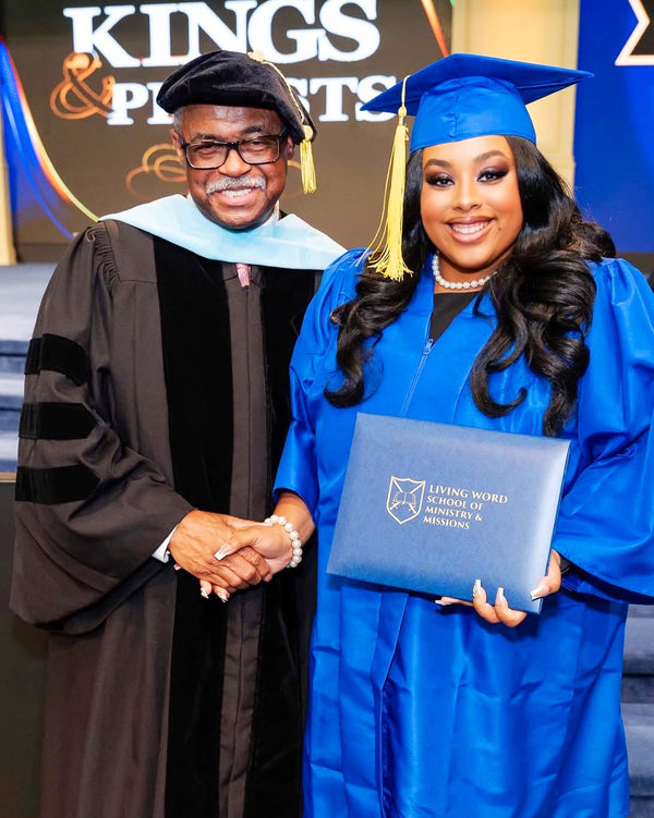 Genesis at her ministry school graduation